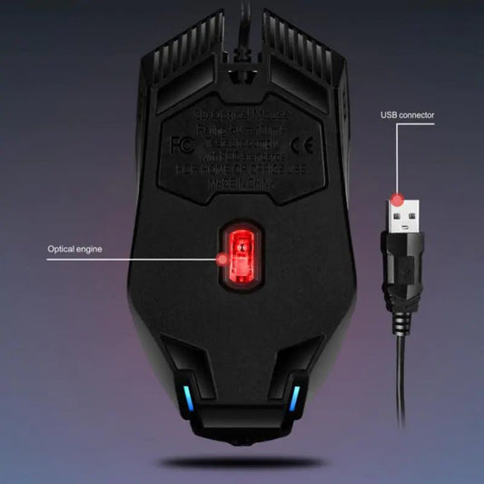 RGB Wired Gaming Mouse - Neon Zone