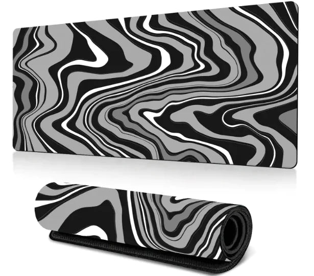 Abstract Desk Mouse Pad - Neon Zone