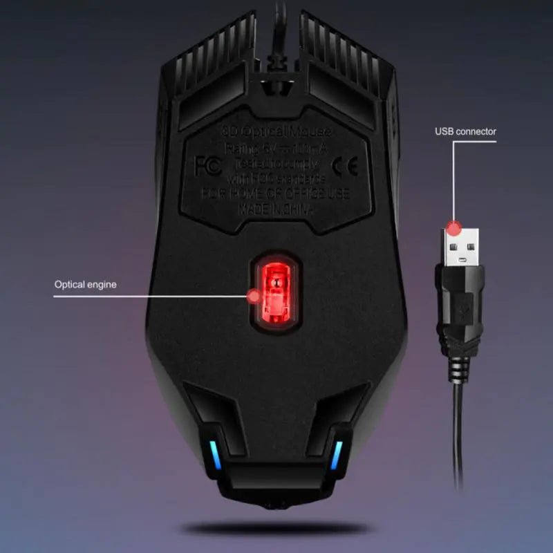 RGB Wired Gaming Mouse - Neon Zone